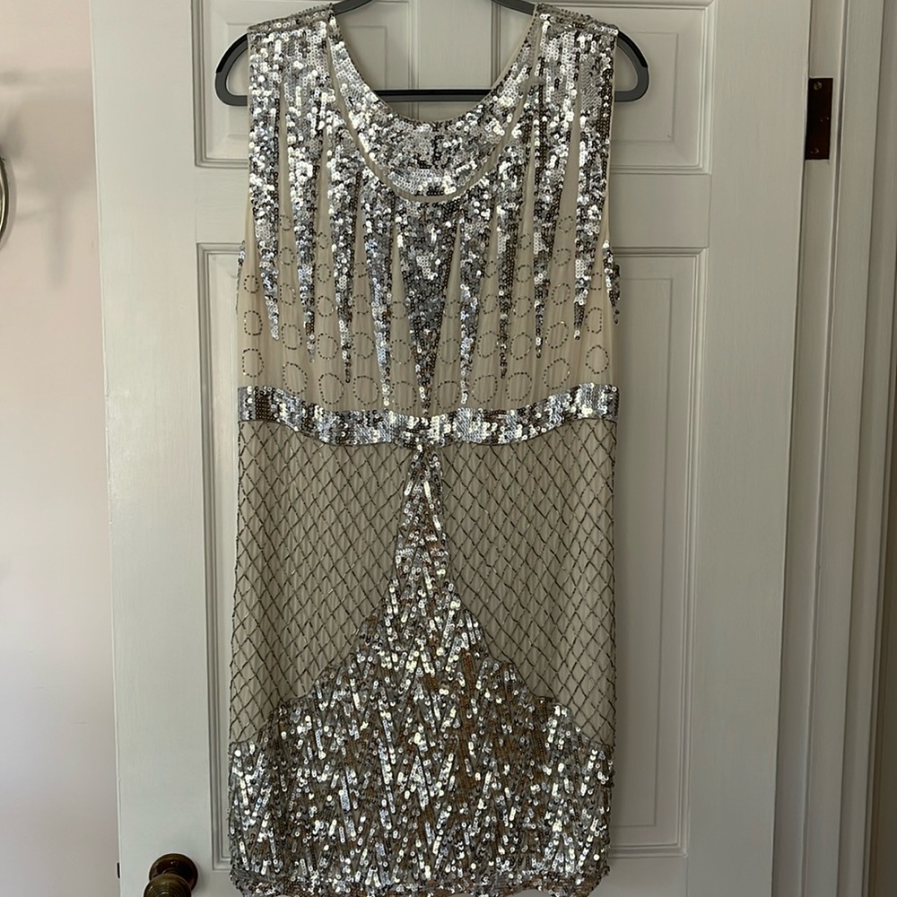 NWT BCBG Max Azria gorgeous beaded dress